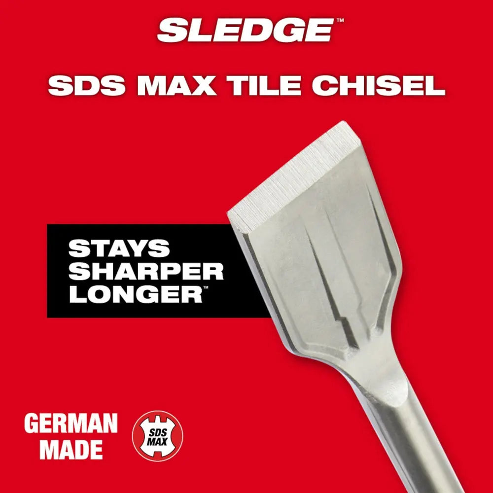 Milwaukee 48-62-4258 - SDS MAX SLEDGE™ 2"Tile Chisel - Wise Line Tools