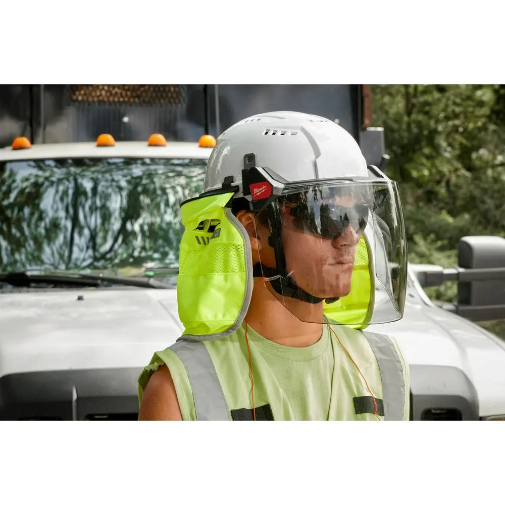 Milwaukee 48-73-1420 - BOLT™ Full Face Shield - Clear Dual Coat Lens (Compatible with Safety Helmets & Hard Hats) - Wise Line Tools