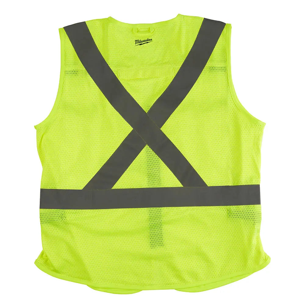 Milwaukee 48-73-5063 - Class 2 High Visibility Yellow Safety Vest - 2XL/3XL (ANSI/CSA) - Wise Line Tools