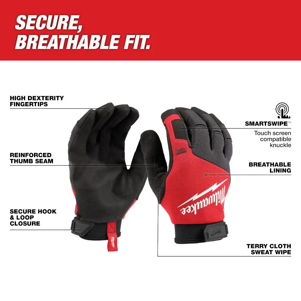 Milwaukee 48-73-8523 - Lightweight Work Glove - XL - Wise Line Tools