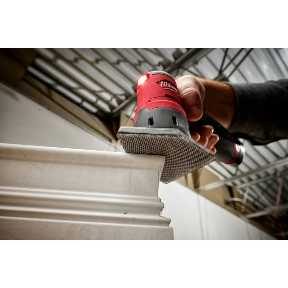 Milwaukee 48-80-5120 - 120 Grit Mesh Sanding Sheets for M12 FUEL™ Orbital Detail Sander 12-Pack - Wise Line Tools