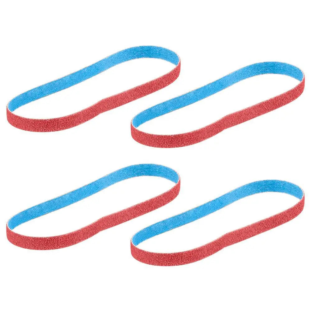 Milwaukee 48-80-7060 - 3/8” x 13” 60 Grit Bandfile Belts – 4 pack - Wise Line Tools