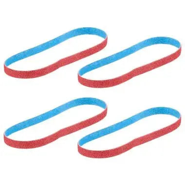 Milwaukee 48-80-9000 - 1/2” x 18” 40/60/80/120 Grit Bandfile Belts – 4 pack variety - Wise Line Tools