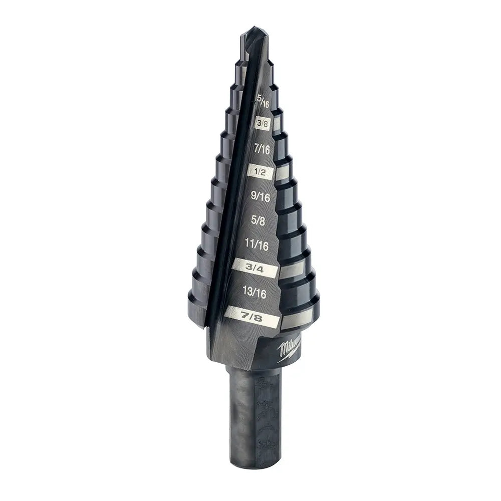 Milwaukee 48-89-9204 - #4 Step Drill Bit, 3/16 in. - 7/8 in. x 1/16 in. - Wise Line Tools