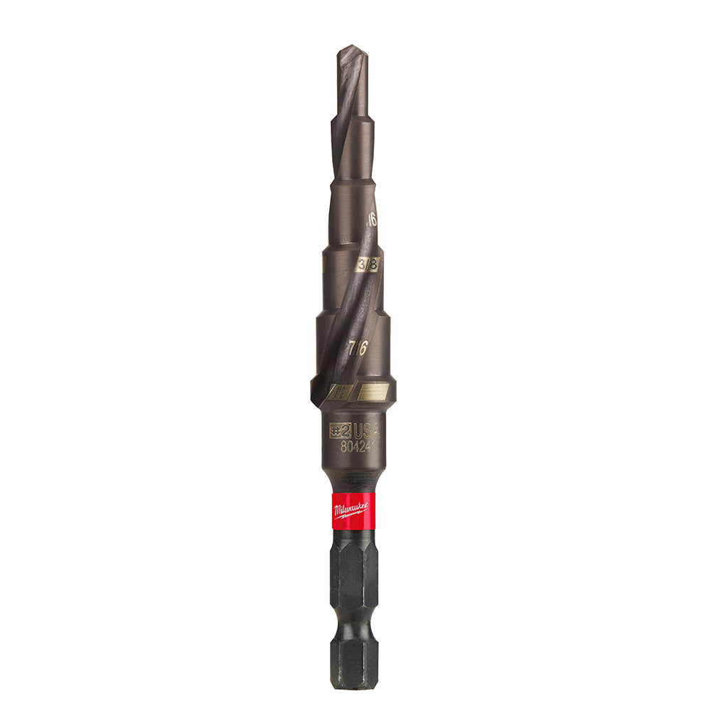 Milwaukee 48-89-9242 - SHOCKWAVE™ Impact Duty™ Step Bit #2 3/16 - 1/2 in. - Wise Line Tools