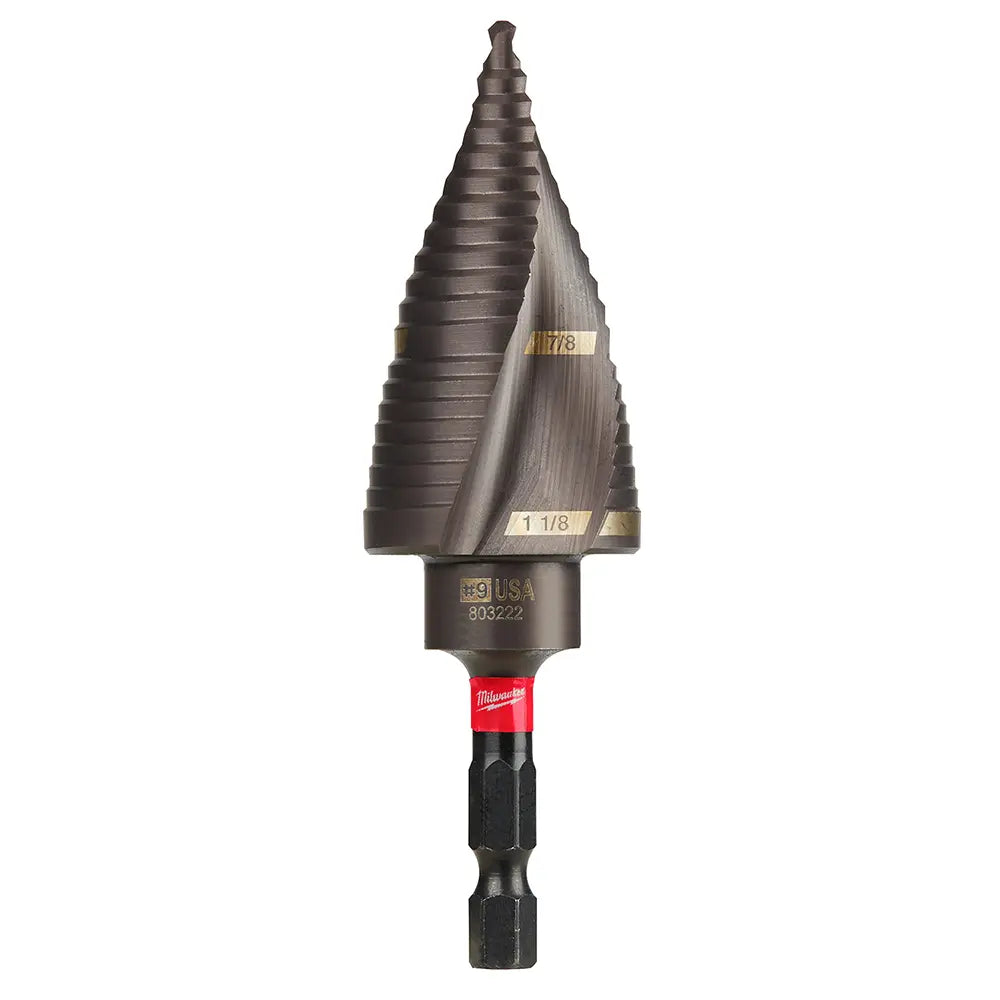 Milwaukee 48-89-9249 - SHOCKWAVE™ Impact Duty™ Step Bit #9 7/8 in. &1-1/8 in. - Wise Line Tools
