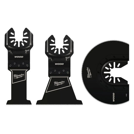 Milwaukee 49-10-9004 - OPEN-LOK™ HCS Wood Multi-Tool Blade Variety Pack 3PC MILWAUKEE