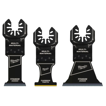 Milwaukee 49-10-9005 - OPEN-LOK™ Multi-Material Multi-Tool Blade Variety Pack 3PC - Wise Line Tools