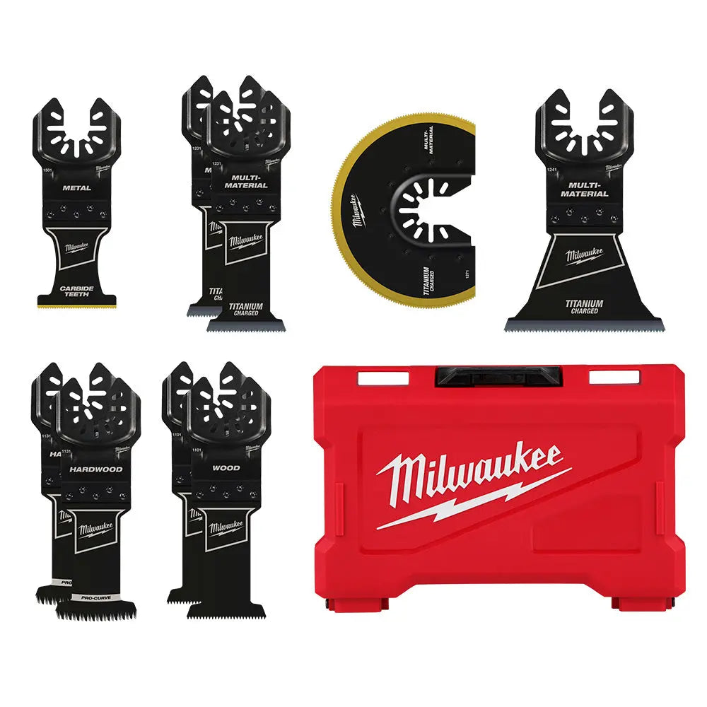 Milwaukee 49-10-9113 - OPEN-LOK™ Multi-Tool Blade Variety Kit 9PC - Wise Line Tools