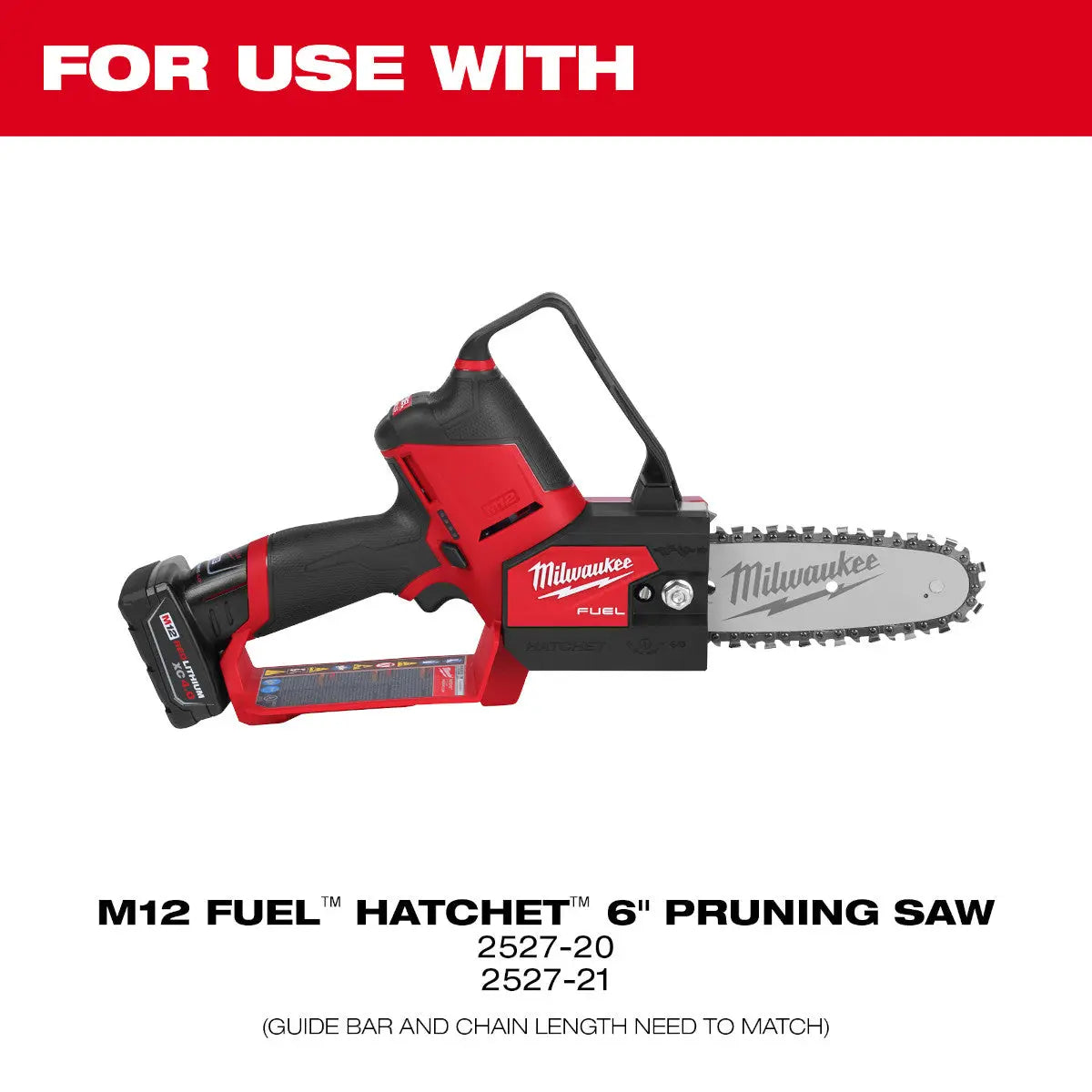 Milwaukee 49-16-2732 - 6 in. Saw Chain - Wise Line Tools