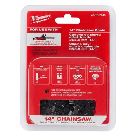 Milwaukee 49-16-2749 - 14" Chainsaw Chain - Wise Line Tools
