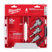Milwaukee 49-22-8610 - One-Piece Carbide Hole Cutter Set: 4PC - Wise Line Tools