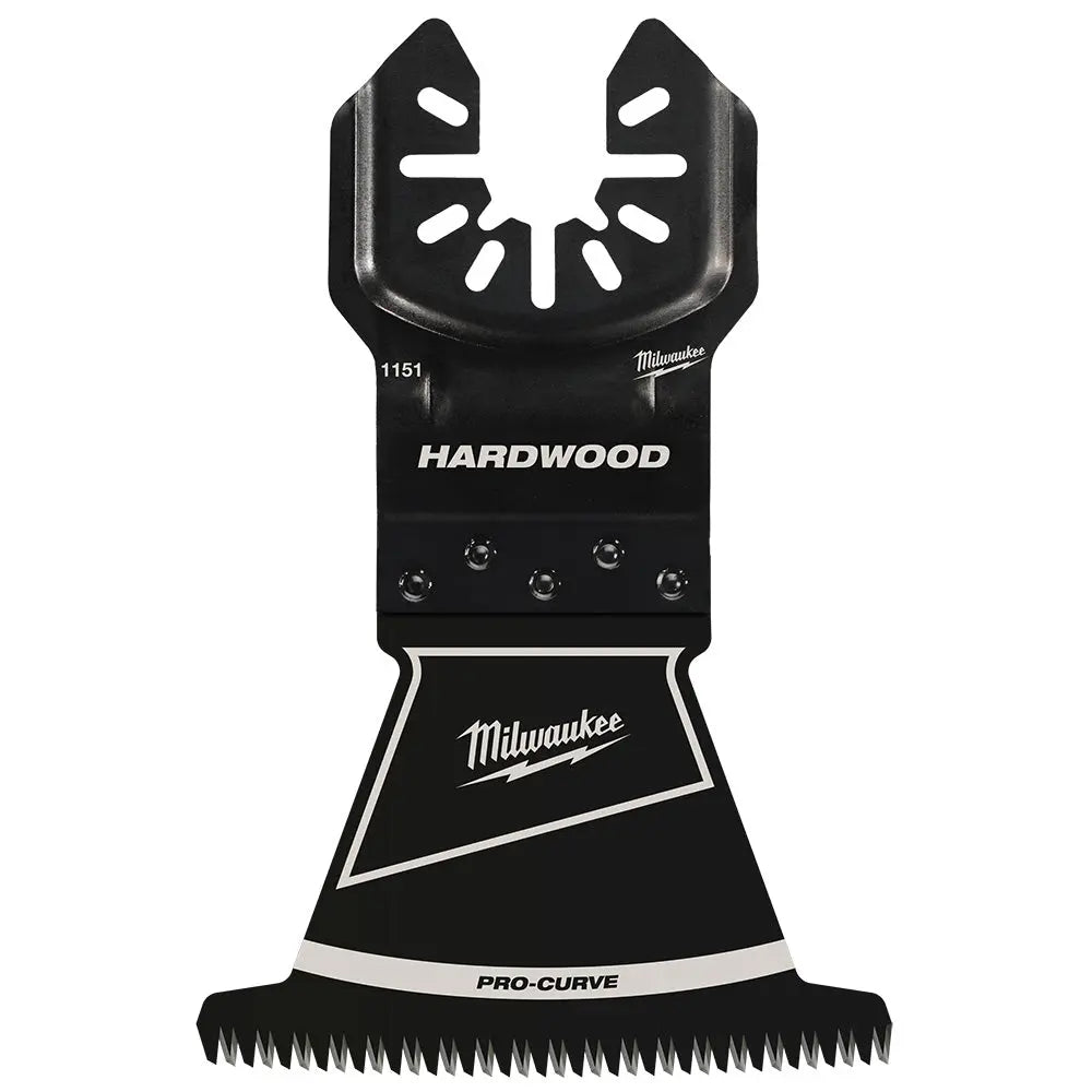 Milwaukee 49-25-1153 - OPEN-LOK™ 2-1/2" HCS Japanese Tooth PRO-CURVE™ Hardwood Multi-Tool Blades 3PK MILWAUKEE