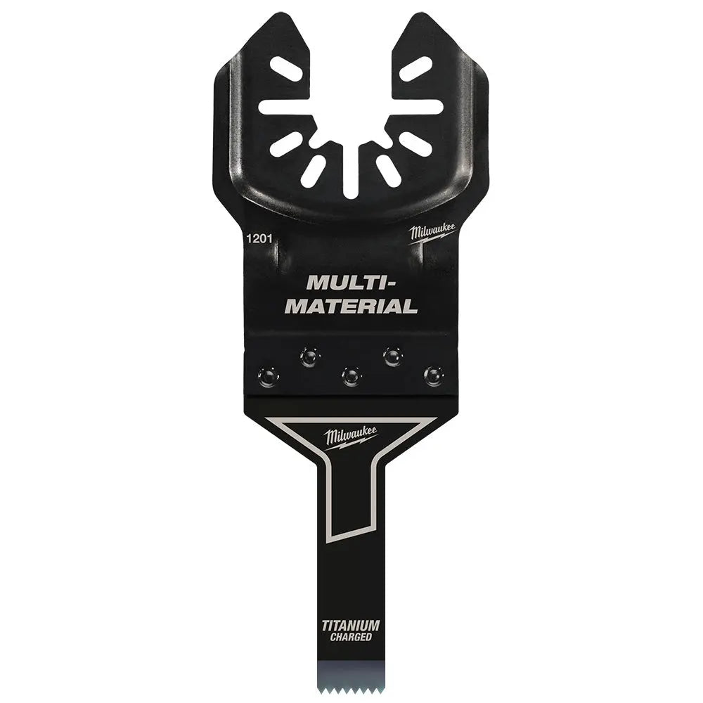 Milwaukee 49-25-1201 - OPEN-LOK™ 3/8" TITANIUM CHARGED™ Bi-Metal Multi-Material Multi-Tool Blade - Wise Line Tools