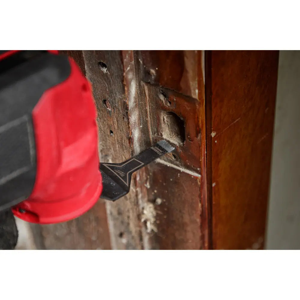 Milwaukee 49-25-1201 - OPEN-LOK™ 3/8" TITANIUM CHARGED™ Bi-Metal Multi-Material Multi-Tool Blade - Wise Line Tools