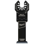 Milwaukee 49-25-1203 - OPEN-LOK™ 1-1/4" TITANIUM CHARGED™ Bi-Metal Multi-Material Multi-Tool Blade MILWAUKEE