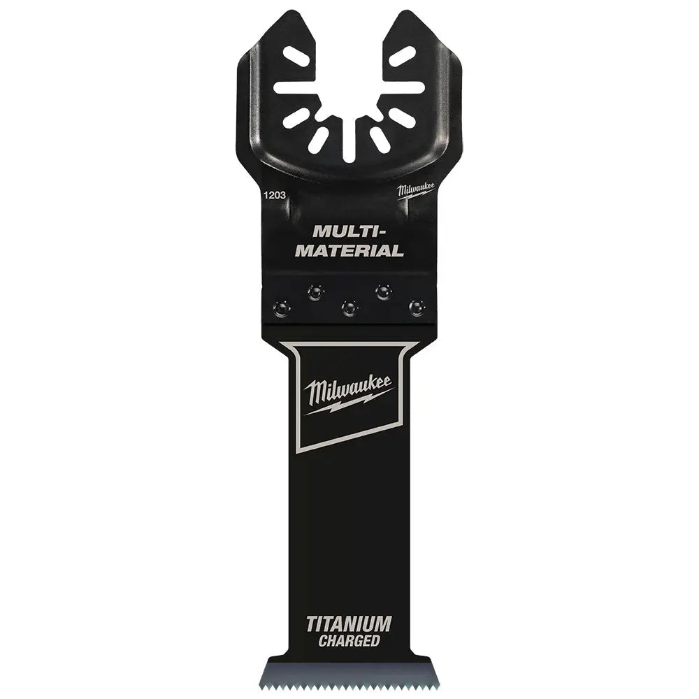 Milwaukee 49-25-1203 - OPEN-LOK™ 1-1/4" TITANIUM CHARGED™ Bi-Metal Multi-Material Multi-Tool Blade MILWAUKEE