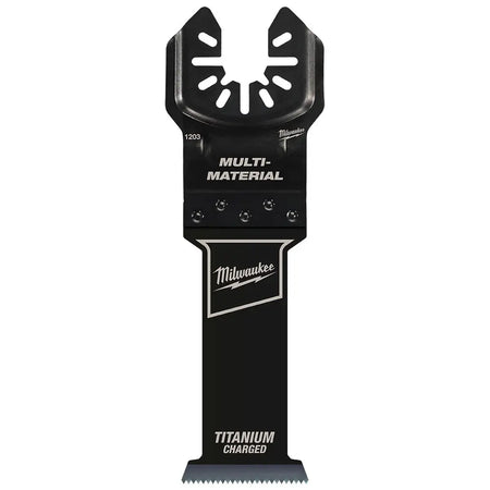 Milwaukee 49-25-1203 - OPEN-LOK™ 1-1/4" TITANIUM CHARGED™ Bi-Metal Multi-Material Multi-Tool Blade MILWAUKEE