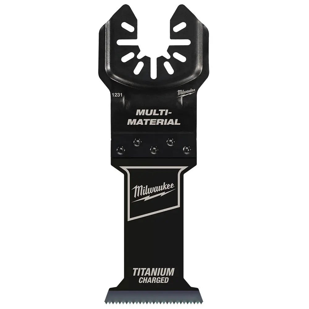 Milwaukee 49-25-1239 - OPEN-LOK™ 1-3/8" TITANIUM CHARGED™ Bi-Metal Multi-Material Multi-Tool Blades 10PK MILWAUKEE