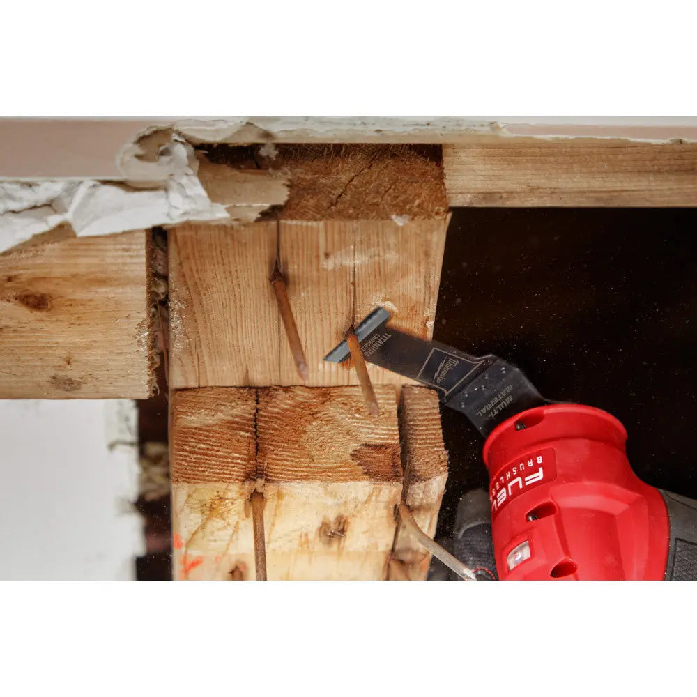 Milwaukee 49-25-1239 - OPEN-LOK™ 1-3/8" TITANIUM CHARGED™ Bi-Metal Multi-Material Multi-Tool Blades 10PK MILWAUKEE