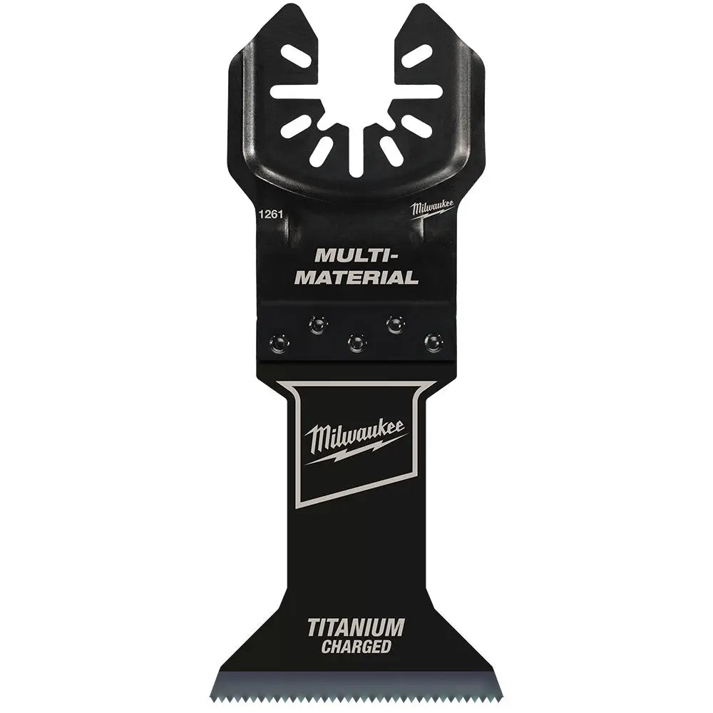 Milwaukee 49-25-1269 - OPEN-LOK™ 1-3/4" TITANIUM CHARGED™ Bi-Metal Multi-Material Multi-Tool Blades 10PK MILWAUKEE