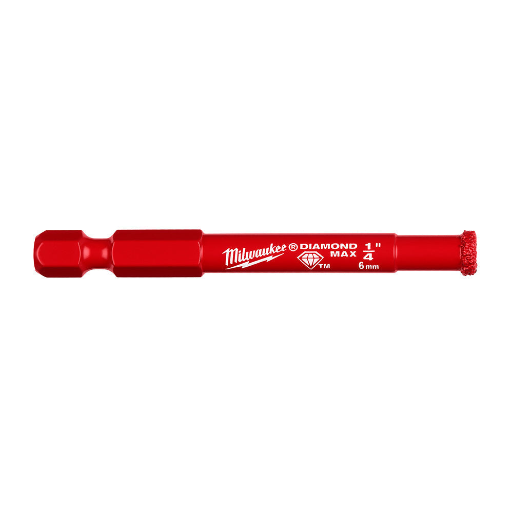 Milwaukee 49-56-0505 - Milwaukee® 1/4" Diamond Max™ Hole Saw Bit - Wise Line Tools