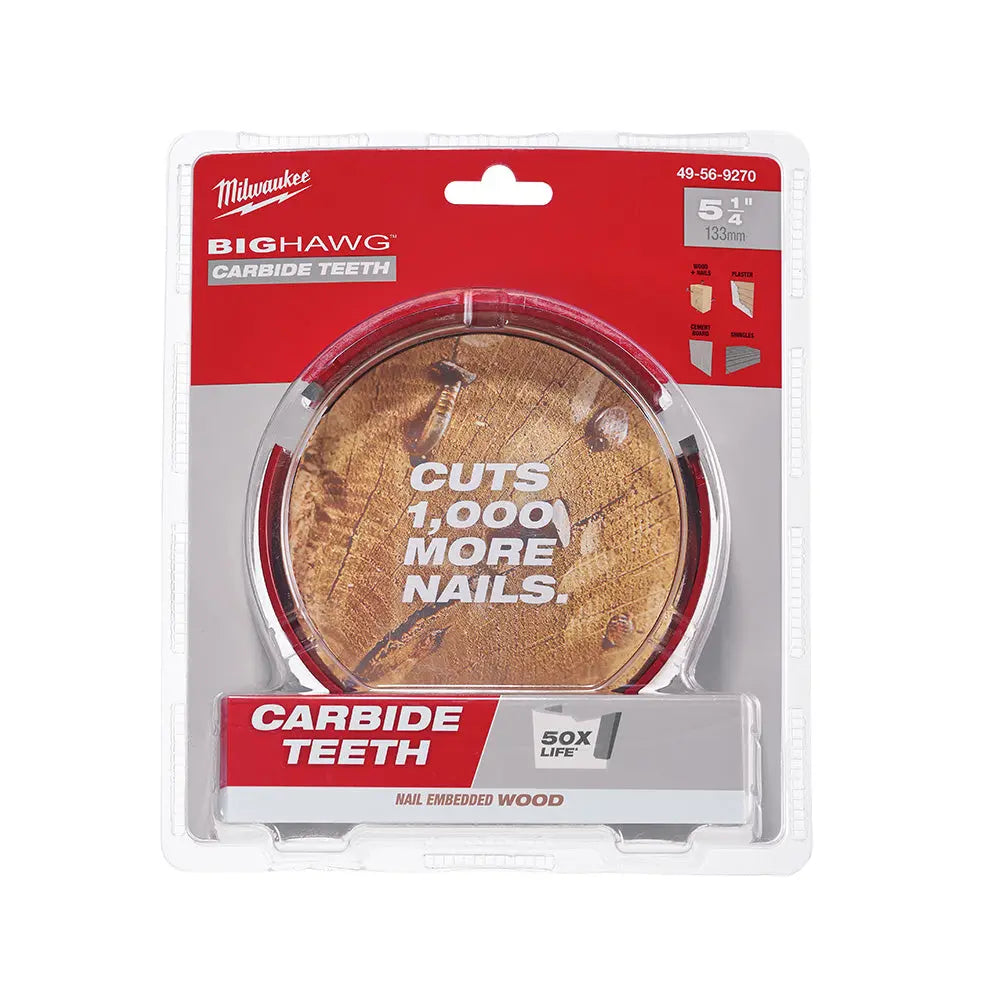 Milwaukee 49-56-9270 - Big Hawg Cutter with Carbide Teeth - Wise Line Tools