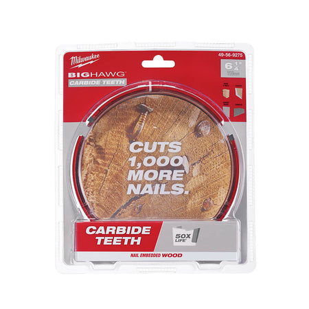 Milwaukee 49-56-9275 - 6-1/4 in. BIG HAWG™ with Carbide Teeth - Wise Line Tools