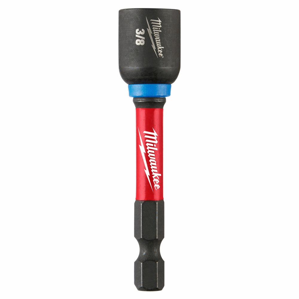 Milwaukee 49-66-4735 - SHOCKWAVE Impact Duty™ 3/8” x 2-9/16” Magnetic Nut Driver - Wise Line Tools
