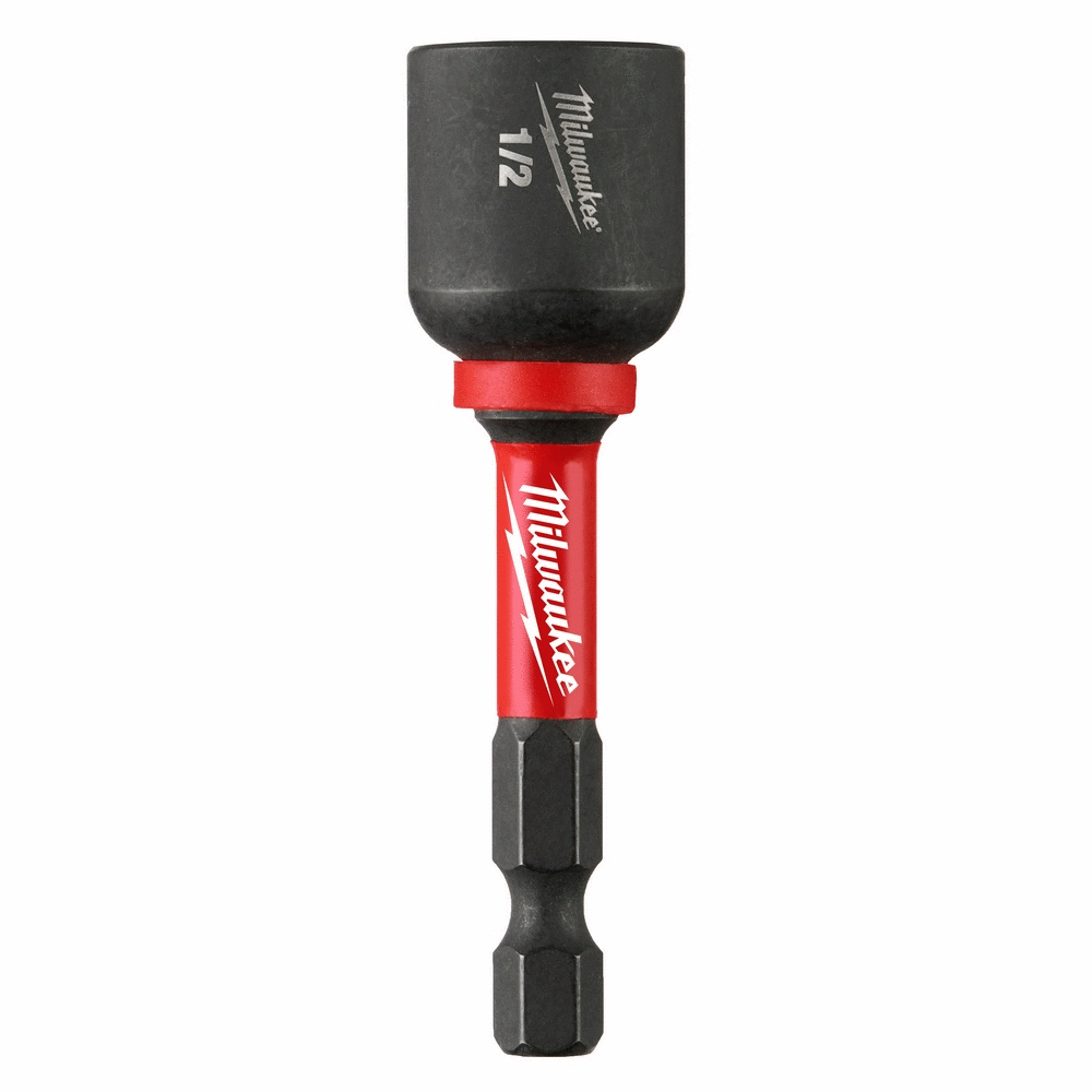 Milwaukee 49-66-4737 - SHOCKWAVE Impact Duty™ 1/2" x 2-9/16" Magnetic Nut Driver - Wise Line Tools