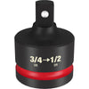 Milwaukee 49-66-6728 - SHOCKWAVE Impact Duty™ 3/4" Drive 1/2" Drive Reducer