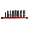 Milwaukee 49-66-7024 - 8PC SHOCKWAVE Impact Duty™ 3/8" Drive SAE Deep 6 Point Socket Set - Wise Line Tools
