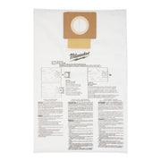 Milwaukee 49-90-1979 - Fleece Dust Bags (5PK) - 6 Gallon - Wise Line Tools
