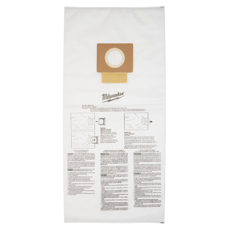 Milwaukee 49-90-1999 - Fleece Dust Bags (5PK) - 12 Gallon - Wise Line Tools