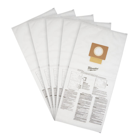 Milwaukee 49-90-1999 - Fleece Dust Bags (5PK) - 12 Gallon - Wise Line Tools