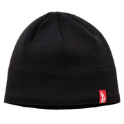 Milwaukee 502B - Fleece Lined Knit Hat - Black - Wise Line Tools