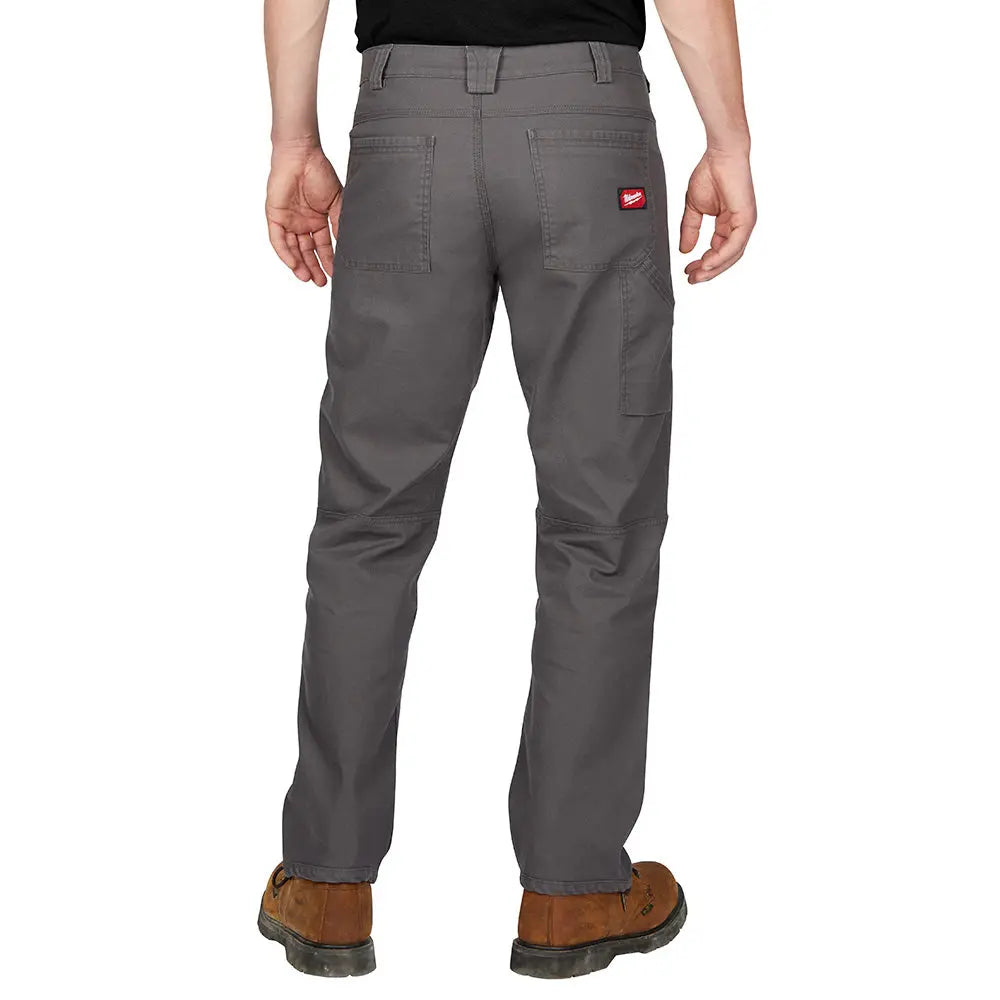 Milwaukee 701G-3432 - Heavy Duty Flex Work Pants - Gray 3432 - Wise Line Tools