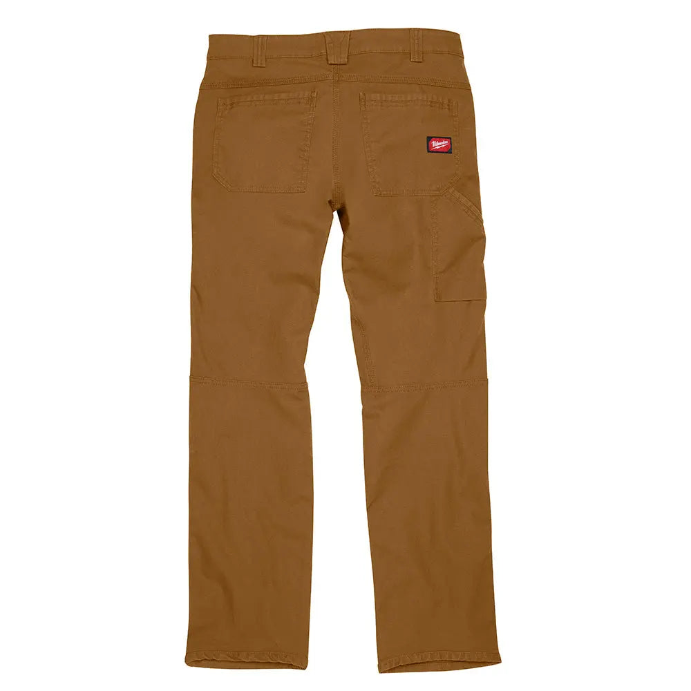 Milwaukee 701K-3632 - Heavy Duty Flex Work Pants - Khaki 3632 - Wise Line Tools
