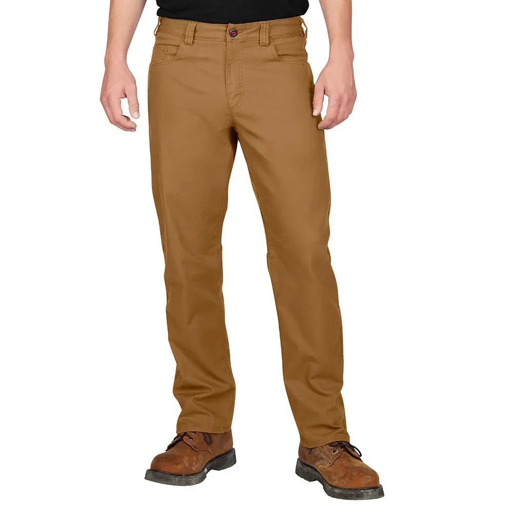 Milwaukee 701K-3632 - Heavy Duty Flex Work Pants - Khaki 3632 - Wise Line Tools