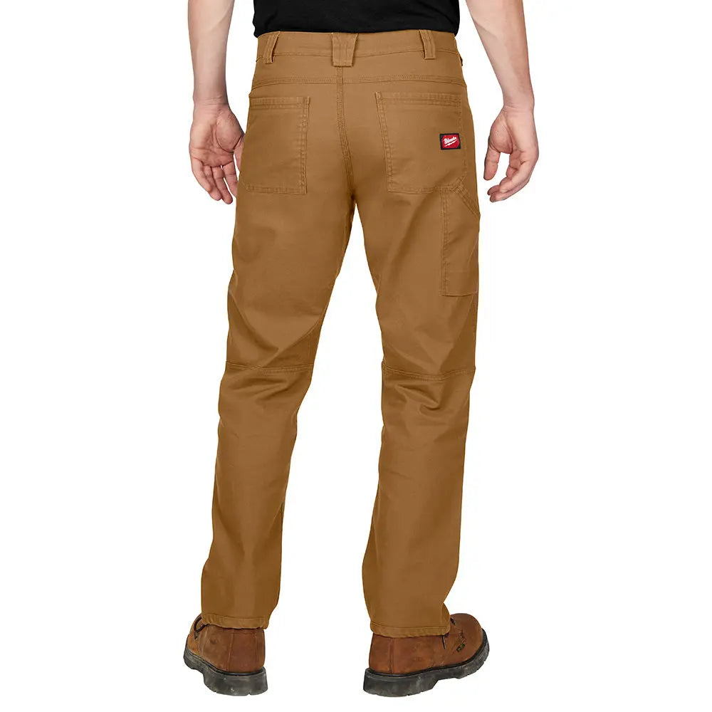Milwaukee 701K-3632 - Heavy Duty Flex Work Pants - Khaki 3632 - Wise Line Tools