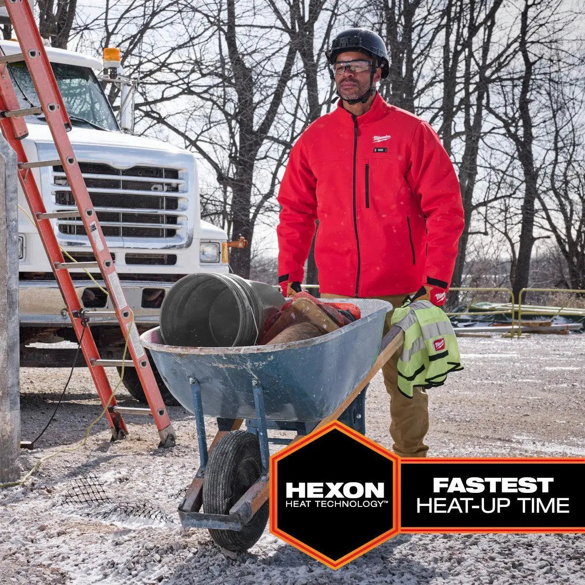 Milwaukee M100B-20M - M12™ Heated TOUGHSHELL™ Jacket - Black M - Wise Line Tools