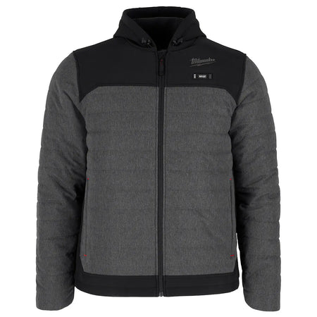 Milwaukee M102G-21L - M12™ Heated AXIS™ Jacket Kit - Gray L - Wise Line Tools