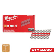 Milwaukee MDP16D-2000 - Milwaukee® 16D 3” x .131” Collated Duplex Nails - Wise Line Tools