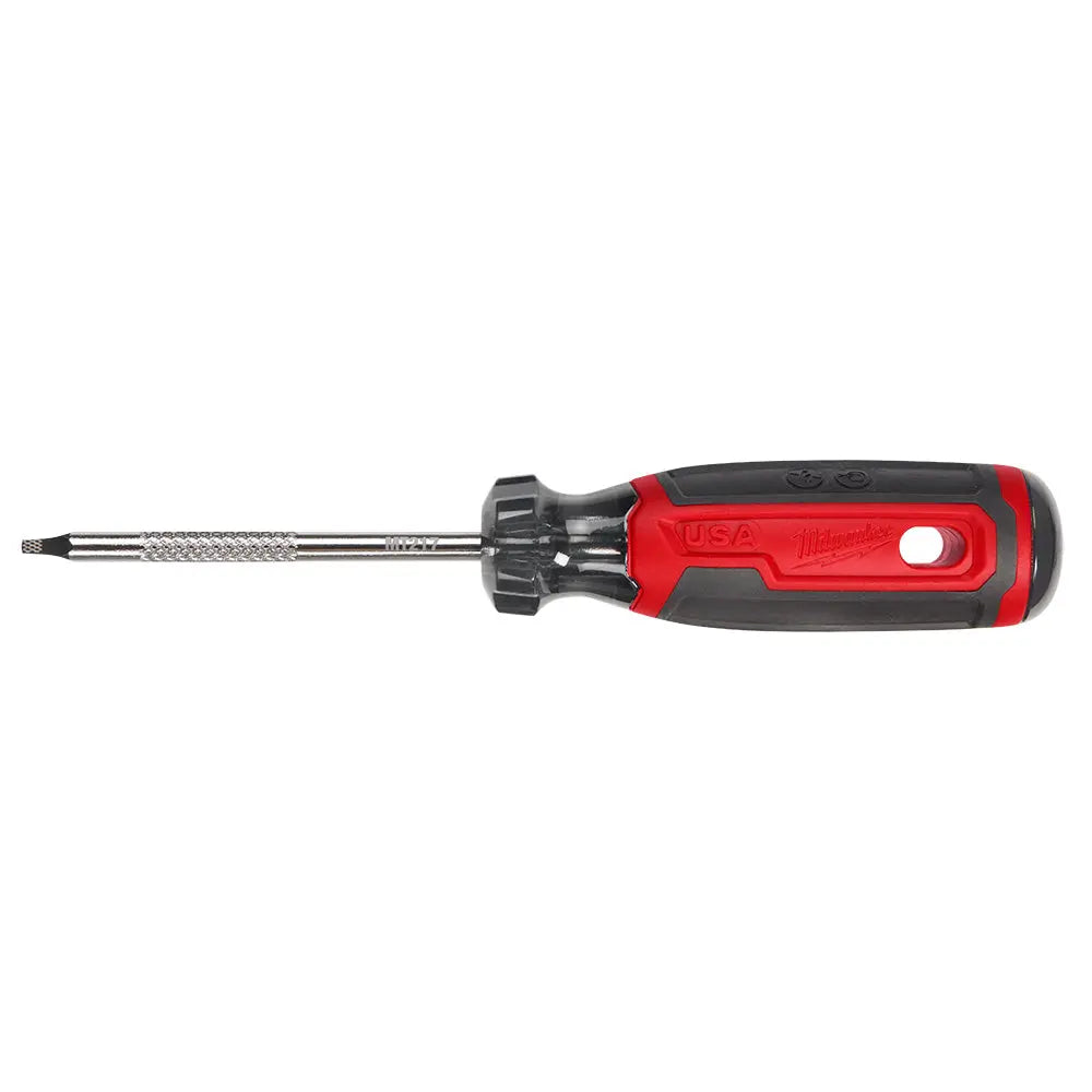 Milwaukee MT217 - #1 Square 3" Cushion Grip Screwdriver (USA) - Wise Line Tools