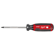 Milwaukee MT218 - #2 Square 4" Cushion Grip Screwdriver (USA) - Wise Line Tools