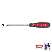 Milwaukee MT219 - #3 Square 6" Cushion Grip Screwdriver (USA) - Wise Line Tools