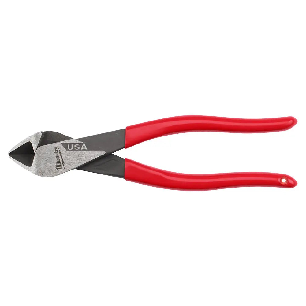 Milwaukee MT508 - 8" Diagonal Dipped Grip Cutting Pliers (USA) - Wise Line Tools
