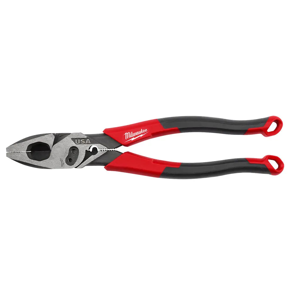 Milwaukee MT550C - 9" Lineman's Comfort Grip Pliers w/ Crimper and Bolt Cutter (USA) - Wise Line Tools