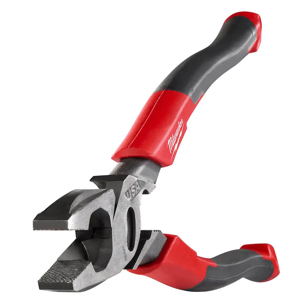 Milwaukee MT550C - 9" Lineman's Comfort Grip Pliers w/ Crimper and Bolt Cutter (USA) - Wise Line Tools