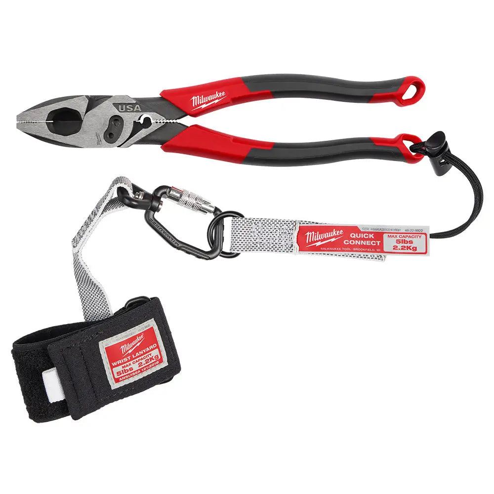 Milwaukee MT550C - 9" Lineman's Comfort Grip Pliers w/ Crimper and Bolt Cutter (USA) - Wise Line Tools